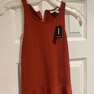 Express peplum tank- NWT